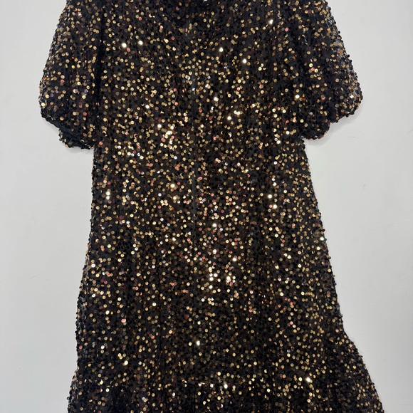 NWT Eloquii Sequin Puff Sleeve Dress 16 - Picture 13 of 15